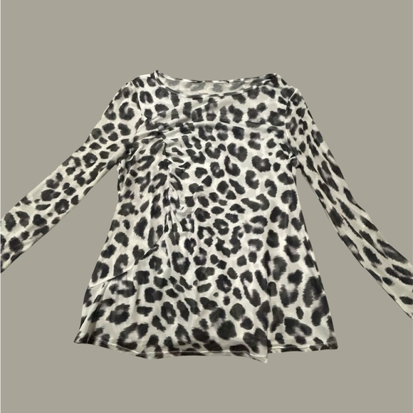 Leopard Print Long Sleeve Top - Picture 1 of 4